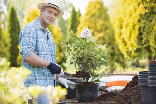 Emergency and welfare preparations for outdoor landscaping work